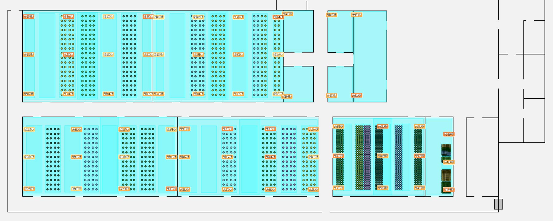 CropVision 3D microclimate map
